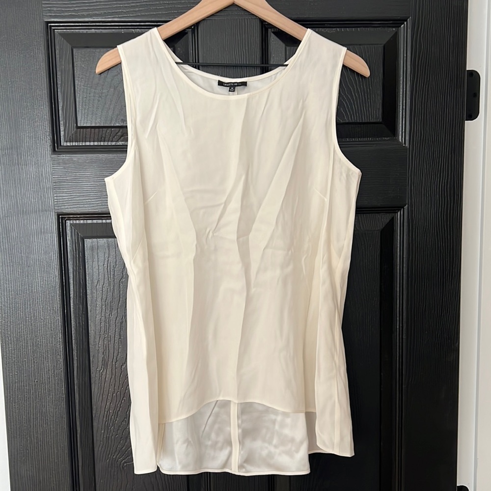 Lafayette 148 Women’s Silk Top White
